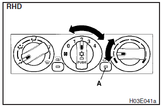 Cooling (Vehicles with air conditioning)