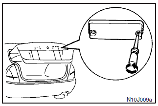 Remove the lens mounting screws, remove the lens, then remove the bulb by pulling