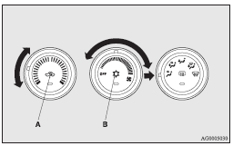 1. Set the mode selection dial to the