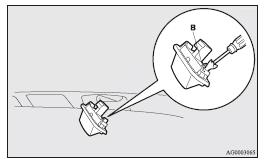 3. Remove the bulb by pulling it out.