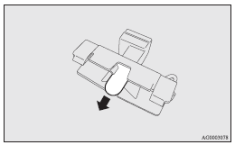 4. To install the bulb, perform the removal steps in reverse.