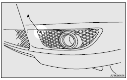 2. Remove the screws (B) and pull the entire lamp unit out.