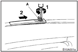 When installing the roof carrier, remove the roof drip moulding caps.