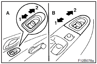 Central door lock switch