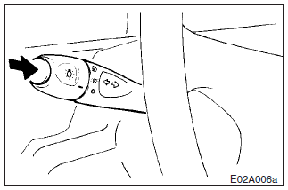 The headlamp washer can be operated with the ignition switch “ON” position and