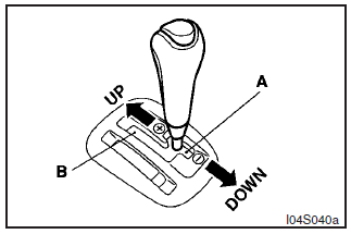 Whether the vehicle is stationary or in motion, sports mode is selected by pushing