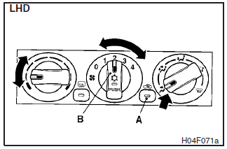 Set the mode selection dial to the “”