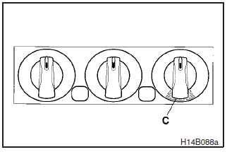 Operating the system as an automatic air conditioning