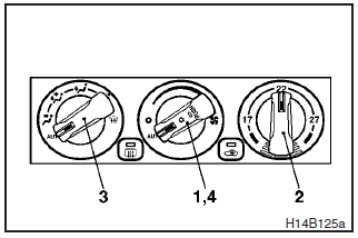 In normal conditions, use the system in the AUTO mode and follow these procedures: