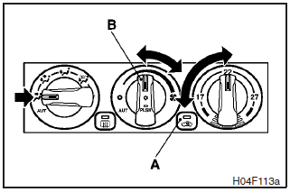 Set the mode selection dial to the “”