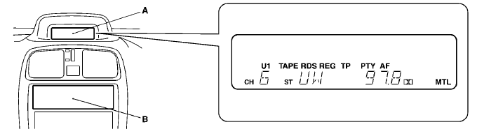 The audio system can be used when the ignition switch is in the “ON” or “ACC”