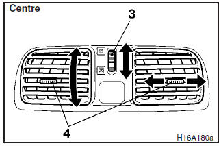 Air flow and direction adjustments