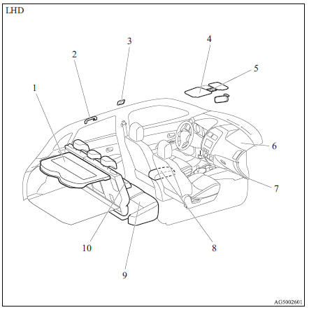 1. Rear shelf panel