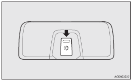 The brightness of the sunshade illumination can be adjusted to 3 different levels