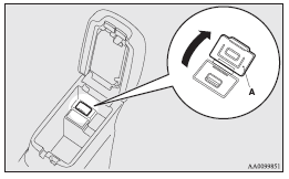 3. Connect the Dock connector (C) to the iPod (B).