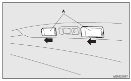 2. Remove the socket (B) and bulb assembly by turning it anticlockwise.