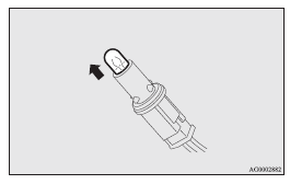 6. To install the bulb, perform the removal steps in reverse.