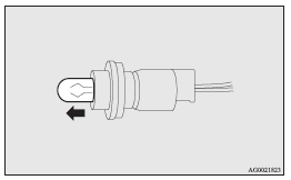 4. To install the bulb, perform the removal steps in reverse.