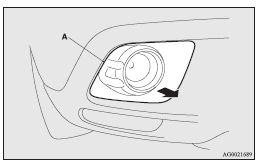 2. Remove the screws (B), and then remove the lamp unit.