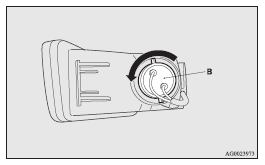 3. Remove the bulb by pulling it out.