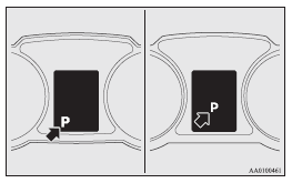 Selector lever positions (Main gate)