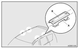 Attaching the roof carrier