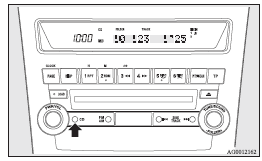 Push the CD button if a disc is already in the audio system.