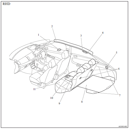 1. Rear room lamp