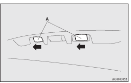 2. Insert a minus screwdriver with the end covered with a cloth or other object