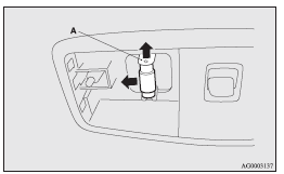 3. To install the bulb, perform the removal steps in reverse.