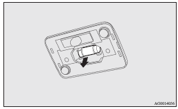 3. To install the bulb, perform the removal steps in reverse.