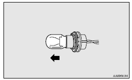 4. To install the bulb, perform the removal steps in reverse.