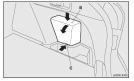 3. Check to make certain that the AWC control fluid level is always between the