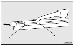 Rear window wiper blades