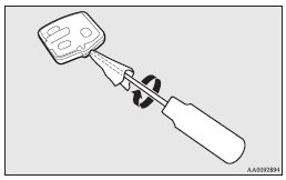 5. Remove the old battery.