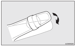 4. After approximately 10 seconds, the buzzer will make a sound. Keep the windscreen