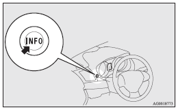 Mark display screen (when the ignition switch is “OFF”)