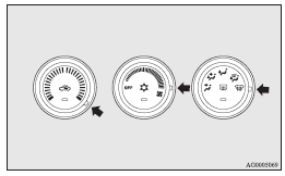 1. Set the mode selection dial to the