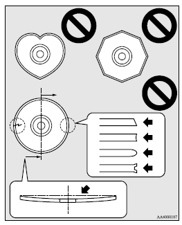 ► In the following circumstances, moisture can form on discs and inside the audio