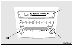 1- PWR (On-Off) switch