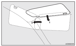 1- To eliminate front glare