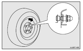 ► If all 4 aluminium wheels are changed to steel wheels, e.g. when fitting winter