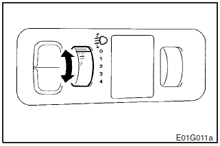 The angle of the headlamp beam varies depending upon the load carried by the