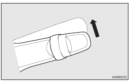 The wipers will operate once if the lever is moved to the “AUTO” position and